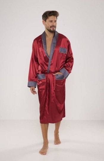 De Lafense 940 satyna szlafrok męski 