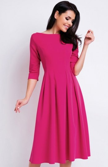 Awama A159 sukienka różowa
