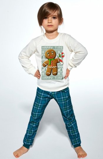 Cornette Kids Girl 594/171 Cookie świąteczna piżama dziewczęca 