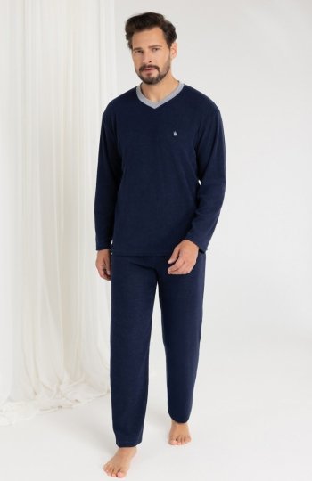 Regina 489 frotte MAXI piżama męska 