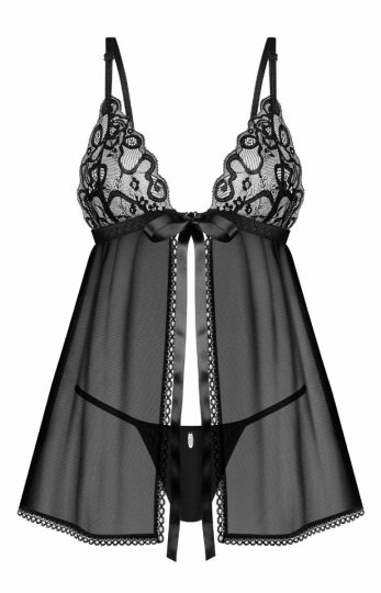 *Obsessive Blomentis koszulka babydoll i stringi