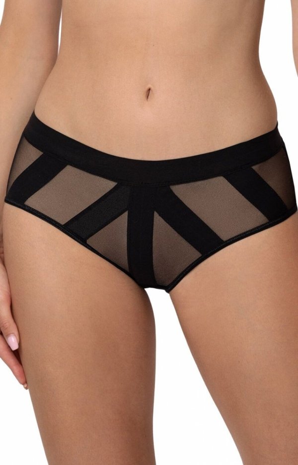 Pasomela czarne stringi damskie-1