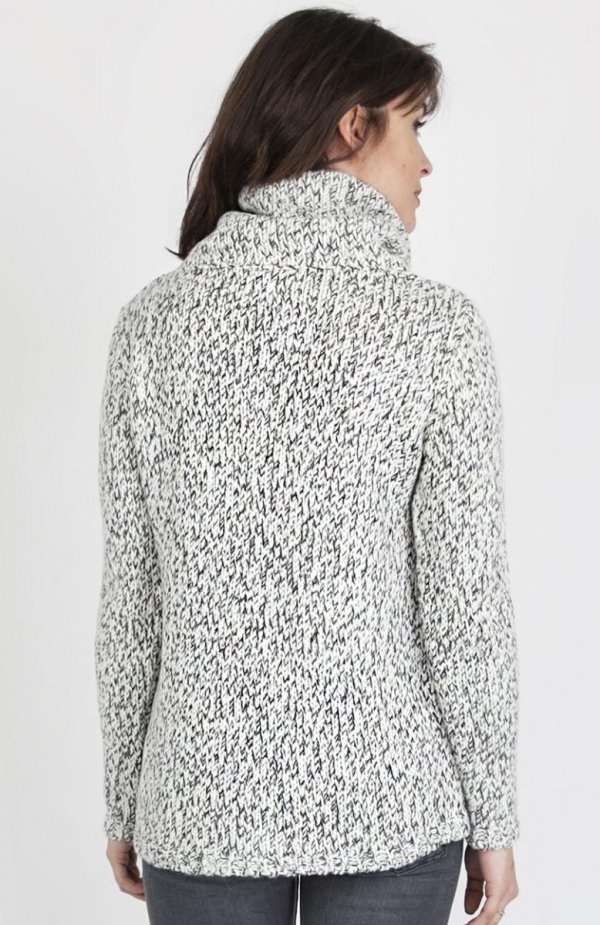 MKM Nicola SWE 103 sweter ecru tył