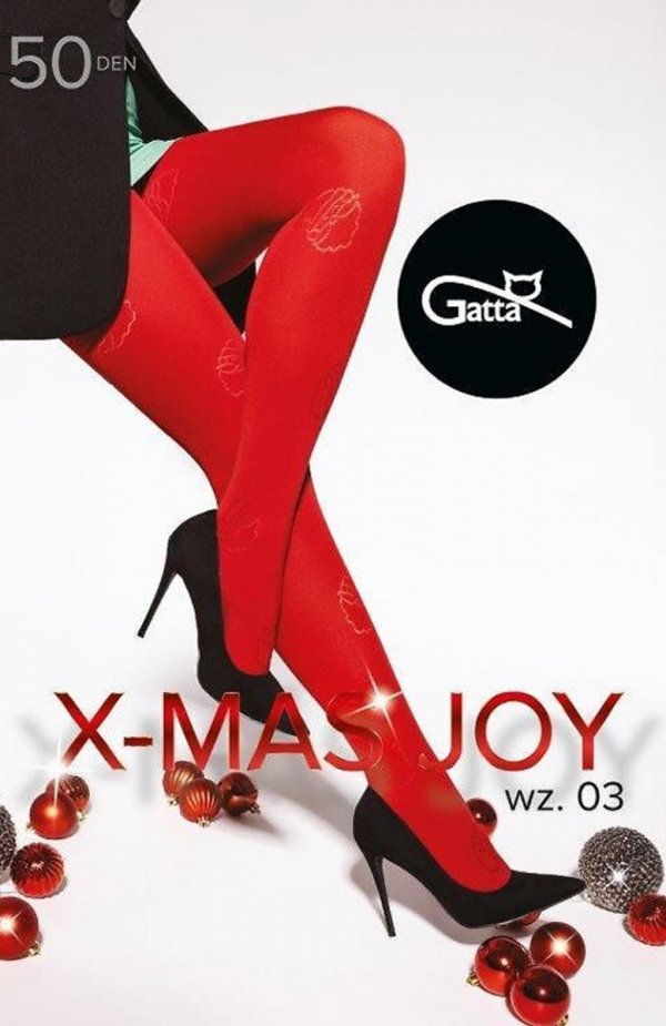 Gatta X-Mas Joy wz.03 5XL rajstopy damskie 