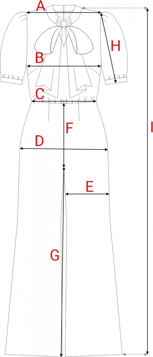 Stylove S421 kombinezon z wiązaną kokardą czerwony 