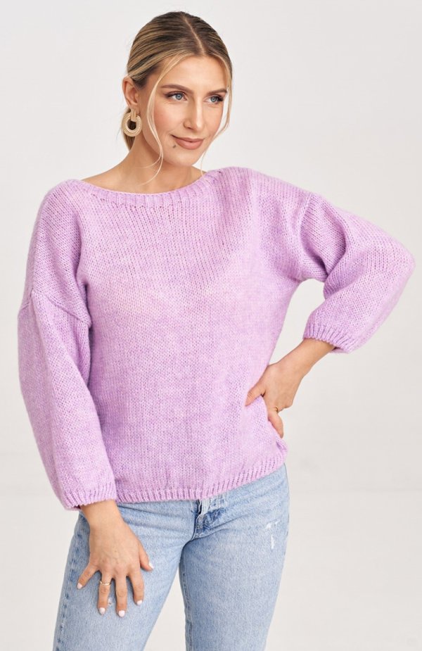 Figl M993 fioletowy sweter damski 
