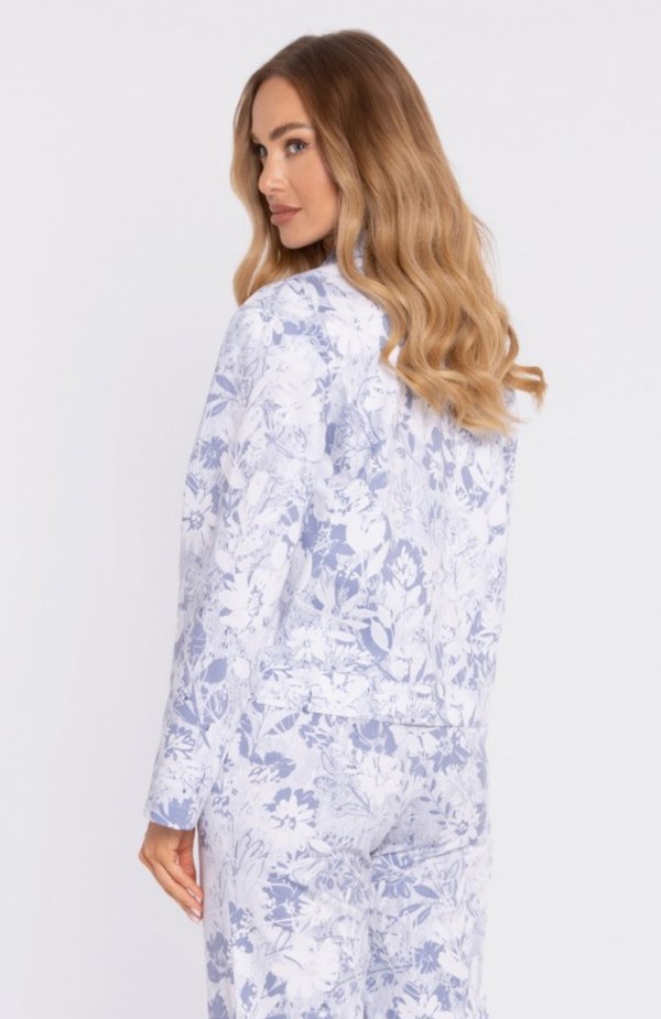 Moe kurtka we wzór na napy z kieszeniami M910/1 tył