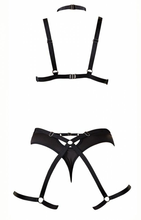 3-częściowa uprząż erotyczna harness-2