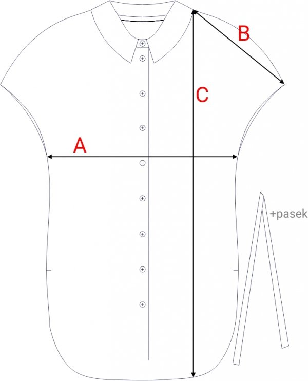 Stylove S402 bawełniana koszula oversize liliowa 