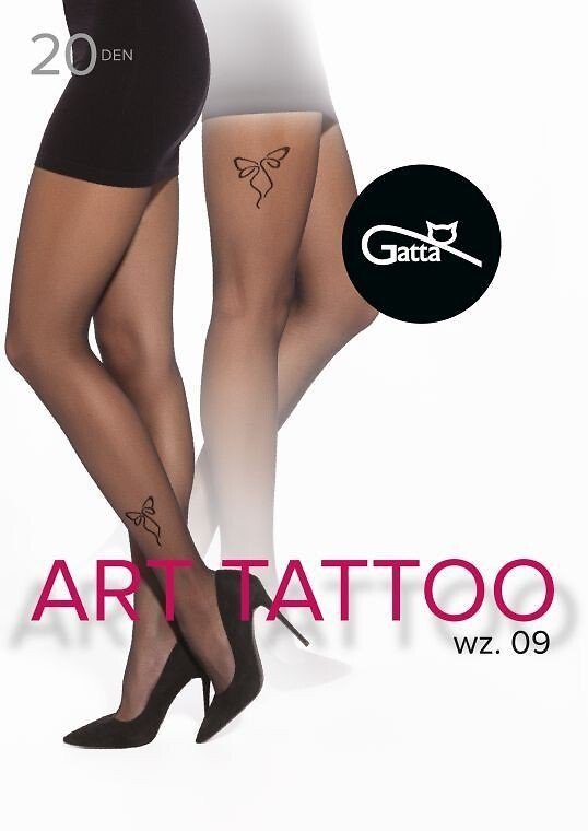 Gatta Art Tattoo art.09 5XL rajstopy damskie 