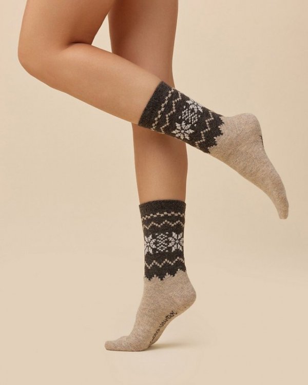 Gabriella SW/070 Wełna skarpety damskie 