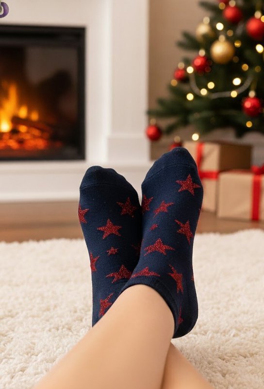 Fiore Z 9101 Christmas Chill skarpetki damskie 