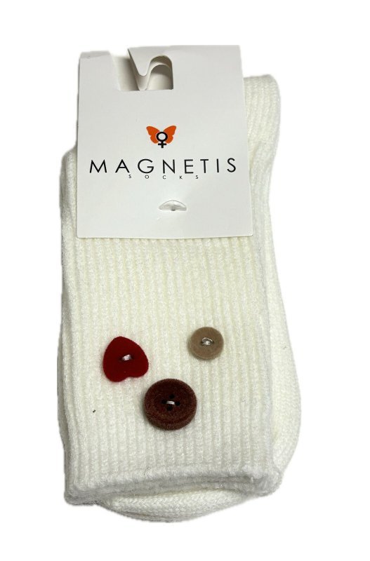 Magnetis CO5026 Guziki skarpety damskie 