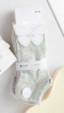 WiK Motyl 3504 wz.14 Ażur stopki damskie 