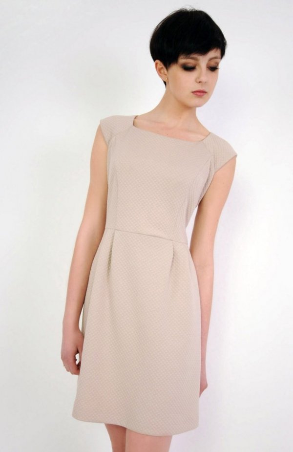 Vera Fashion Colette sukienka beż
