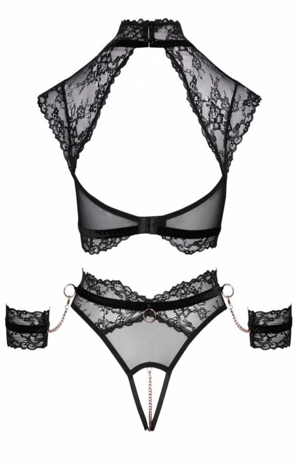 Cottelli Ingrid bondage komplet 3-częściowy-4