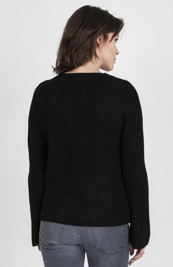 MKM Kylie SWE 117 sweter czarny tył