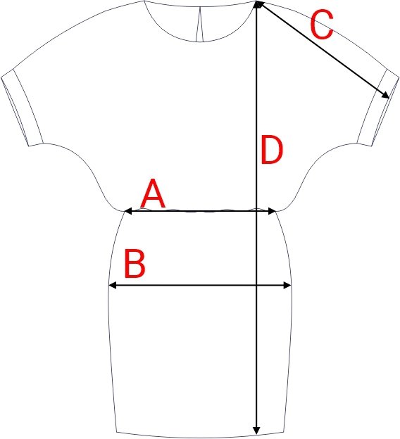 Moe sukienka bluzowana z rozciętymi plecami czarna M904