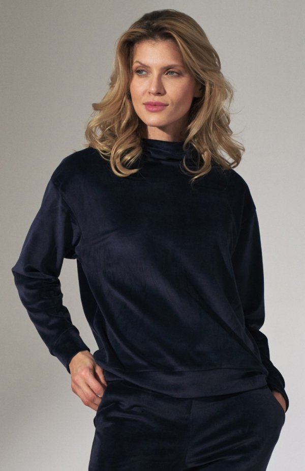 Figl M745 granatowa bluza damska  