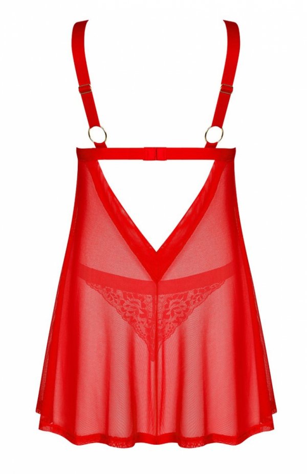 Obsessive Elianes Babydoll komplet damski tył