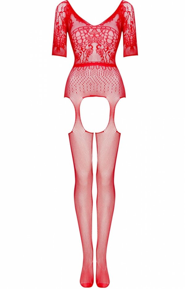 Beauty Night Courtney bodystocking czerwone-1