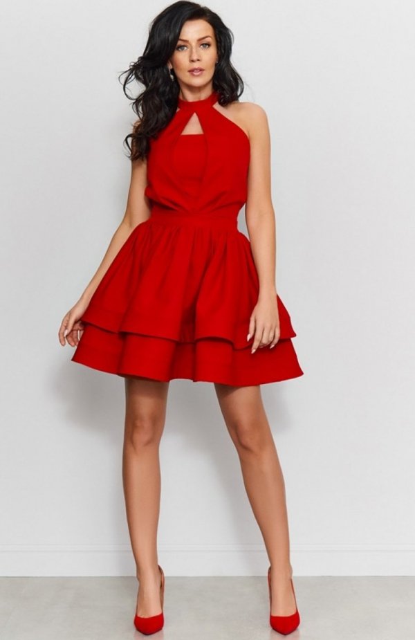 Roco 0202 sukienka czerwona