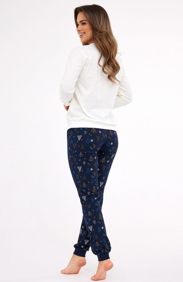 Cornette 567/427 Snowy Day Christmas piżama damska tył