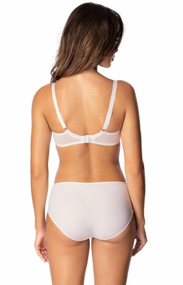 Saraja figi damskie klasyczne białe tył