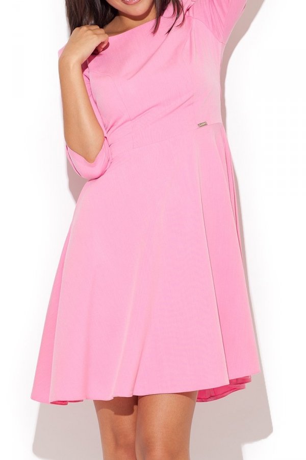 Katrus K219 sukienka różowa