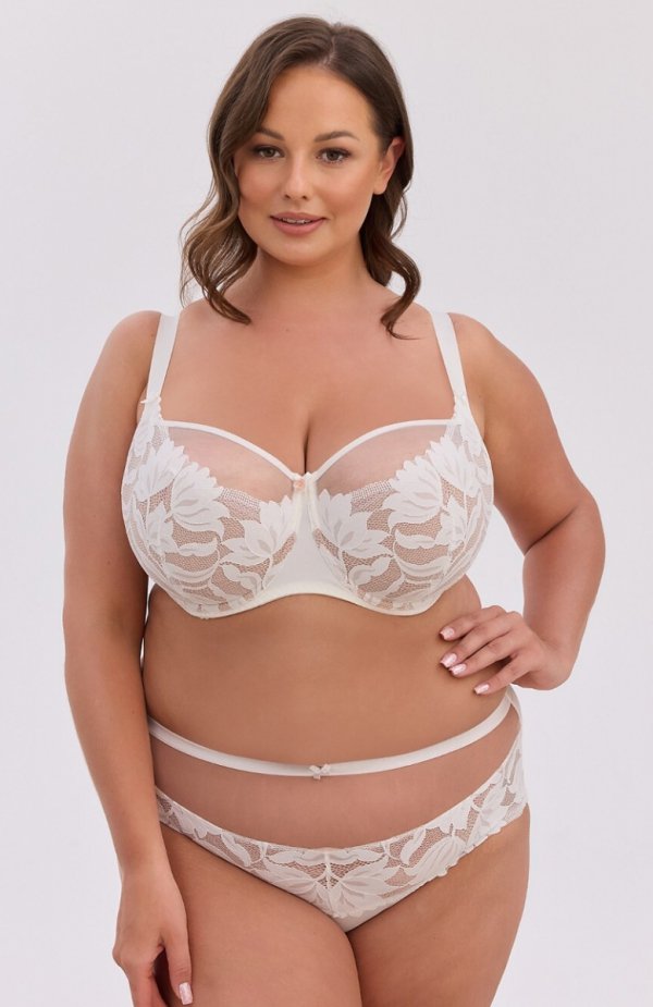 Gaia BSM 1134 Keto Maxi ecru-mokka biustonosz półusztywniany 