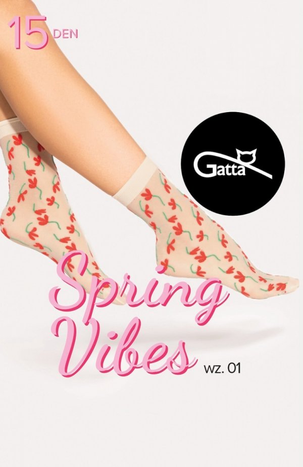 Gatta Spring Vibes wz.01 skarpetki damskie 