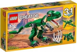 LEGO Creator 31058 Potężne Dinozaury 3w1 T-Rex Triceratop Pterodaktyl 7+