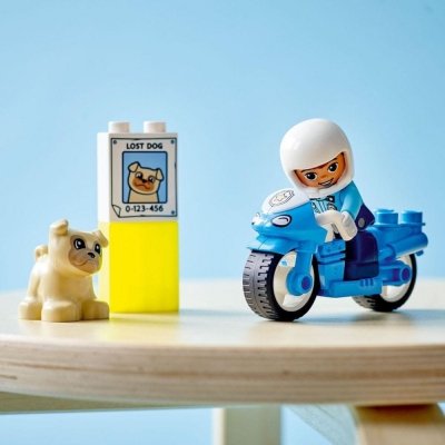 LEGO Duplo 10967 Motocykl Policyjny POLICJA Patrol Zaginiony Pies 2+