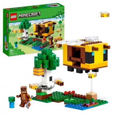 LEGO Minecraft 21241 Pszczeli UL Niedźwiadek Mały Zombie 254 klocki 8+