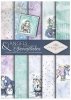 Set von Papieren für Scrapbooking SCRAP-023 ''Engel und Schneeflocken''
