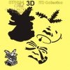 .Stencil scrapbooking decoupage 16x16 cm ST0084A