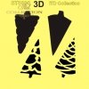 .plantilla transparente para scrapbooking 16x16 cm ST0090A
