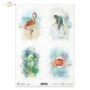 Papel de arroz para decoupage R1610