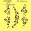 .szablon - maska do scrapbooking (HS code 39206219) 16x16 cm ST0195B