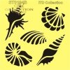 .szablon - maska do scrapbooking (HS code 39206219) 16x16 cm ST0184B