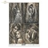 Lost in a Fairy Tale, Black & White, Czarny & Biały, demony, wilkołaki, wampiry, dziewczyna, chłopak, zakochani, miłość, zakochana para, przemiana, poświata księżyca, zmierzch, zmrok, mrok, noc, zło, tajemnica, demons