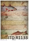 papier decoupage ryby*Paper decoupage fish
