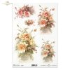 retro, róże, bukiet różany, bukiety, kwiaty róży, gałązki różane, pąki, pączki, liście, listki, ogród, retro, roses, bouquets, rose flowers, rose branches, buds, leaves, foliage, garden, Retro, Rosen, Rosenstrauß, Sträuße