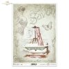 ornament, dekor, tło, kompozycje retro, urokliwe tła, motyl, ćma, retro, vintage, gorset, kobieta w gorsecie, łazienka, wanna, prysznic, kąpiel, R529, ornament, decoration, background, retro compositions, charming background, butterfly, moth, retro, vinta
