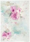 Zestaw kreatywny na papierze ryżowym - Wiosenne Shabby Chic * Creative set on rice paper - Shabby Chic for Spring