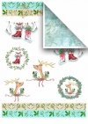 Scrapbooking papeles en juegos - juguetes de navidad * Скрапбукинг бумаги в наборах - Рождественские игрушки