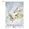 papuga, Paryż, Paris, wieża Eifla, ornamenty, dekor, tło, list, ręczne pismo, kompozycje retro, urokliwe tła, kwiaty, retro, vintage, zegar, R527, parrot, Paris, Eifel Tower, ornaments, decor, background, letter, handwriting, retro composition, charming b