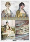 Malarstwo Williama Clarke Wontner, kobiety w orientalnych ubraniach, portrety