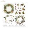 Set von Papieren für Scrapbooking SLS-078 Winter Wreath