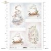 chrzest, w stylu retro, anioły, aniołki, aniołek, retro, vintage, dziecko, noworodek, niemowlę, niemowlak, kołyska, wózek dziecięcy, list, ręczne pismo, R657, retro style, angel, cherub, retro, vintage, baby, newborn, infant, toddler, cradle, pram, letter